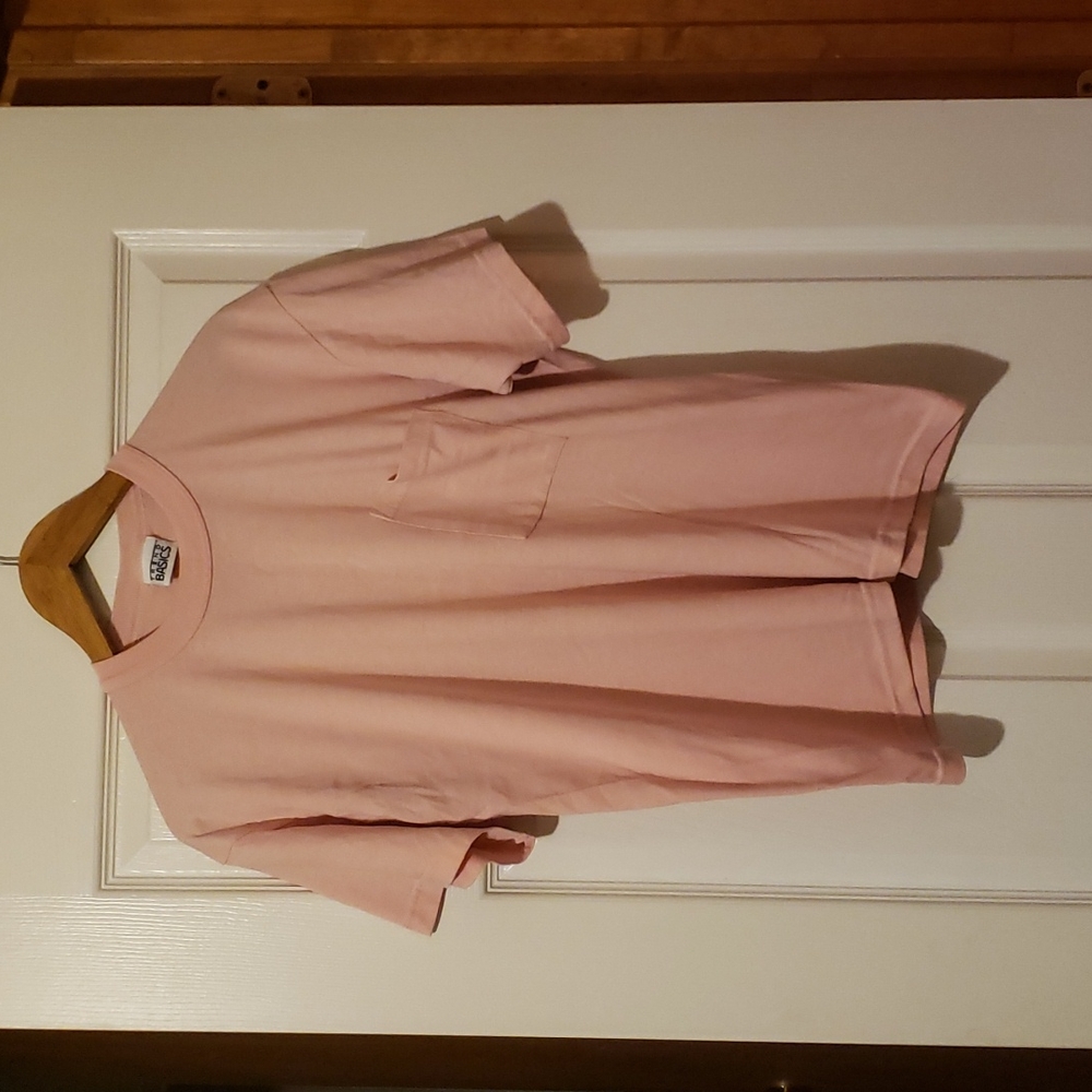 90s boxy pink tee shirt